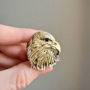 Vintage Eagle Head Bolo Scarf Tie